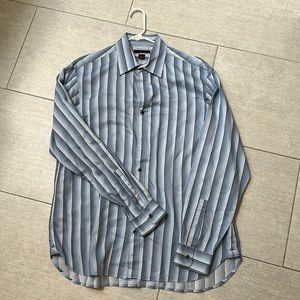 Michael Kors Striped Button Down Large